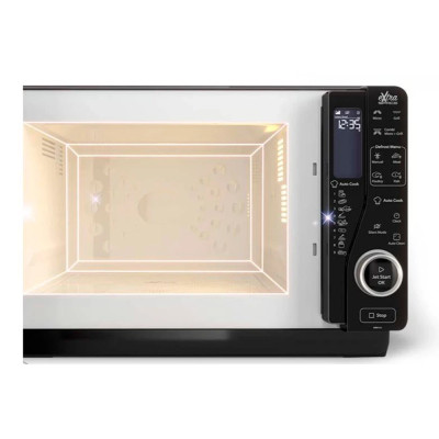 Мікрохвильова піч з грилем Whirlpool MWF 421 SL Black UA