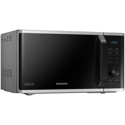 Мікрохвильова піч з грилем Samsung MG23K3515AS Stainless steel/black UA