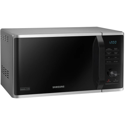 Мікрохвильова піч з грилем Samsung MG23K3515AS Stainless steel/black UA