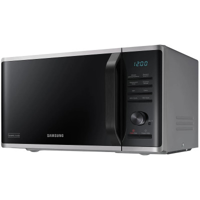Мікрохвильова піч з грилем Samsung MG23K3515AS Stainless steel/black UA
