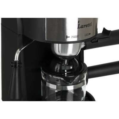 Кавоварка ріжкова еспресо Laretti LR-CM7917 Black UA