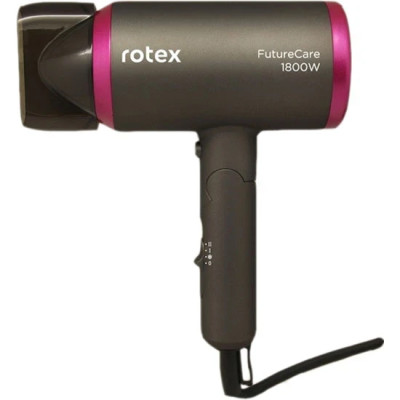 Фен дорожній Rotex RFF185-D FutureCare Gray/pink UA