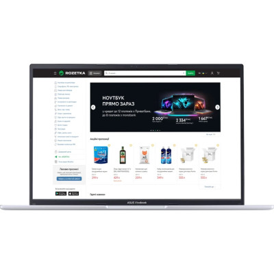 Ноутбук Asus Vivobook 16 X1605VA Cool Silver (X1605VA-MB2268, 90NB13W2-M009K0) UA UCRF