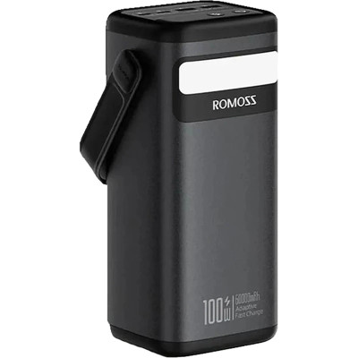 Power Bank Romoss 60000mAh PMT60 100W (PMT60-1D2-2133H) LED black UA