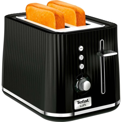 Тостер Tefal Loft TT7618 (TT761838) Black UA Тостер Tefal Loft TT7618 (TT761838) Black UA