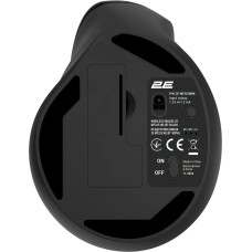 Bluetooth миша 2E MF325 Silent WL/BT вертикальна black UA