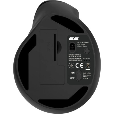 Bluetooth миша 2E MF325 Silent WL/BT black (2E-MF325WBK) UA Bluetooth миша 2E MF325 Silent WL/BT black (2E-MF325WBK) UA