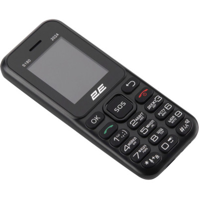 Телефон 2E S180 DualSim Black UA UCRF