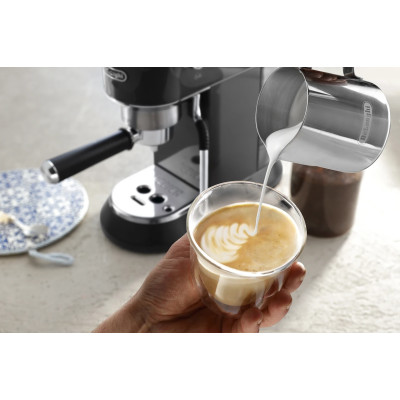 Кавоварка ріжкова еспресо DELONGHI Dedica Arte EC 885.GY Gray UA