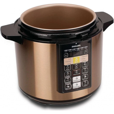 Мультиварка - скороварка PHILIPS HD2139/40 Black/gold UA