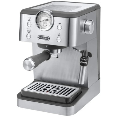 Кавоварка ріжкова еспресо Delonghi Linea Classic EM450.M Stainless steel UA