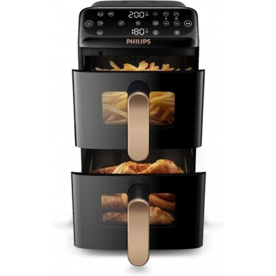 Мультипіч Philips Ovi Stacked Dual Basket Series 4000 NA462/70 Black UA