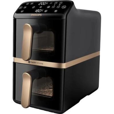 Мультипіч Philips Ovi Stacked Dual Basket Series 4000 NA462/70 Black UA