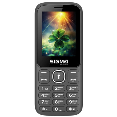Телефон Sigma X-Style 242 Lucky Grey UA UCRF Телефон Sigma X-Style 242 Lucky Grey UA UCRF