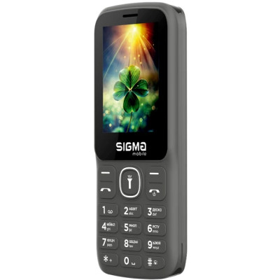 Телефон Sigma X-Style 242 Lucky Grey UA UCRF Телефон Sigma X-Style 242 Lucky Grey UA UCRF