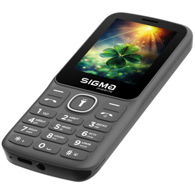 Телефон Sigma X-Style 242 Lucky Grey UA UCRF Телефон Sigma X-Style 242 Lucky Grey UA UCRF