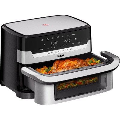 Мультипіч Tefal Dual Easy Fry Flex EY922DE0 Black/Stainless Steel UA