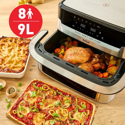Мультипіч Tefal Dual Easy Fry Flex EY922DE0 Black/Stainless Steel UA