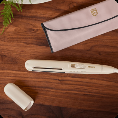 Стайлер (випрямляч) Philips BHS838/00 Beige UA