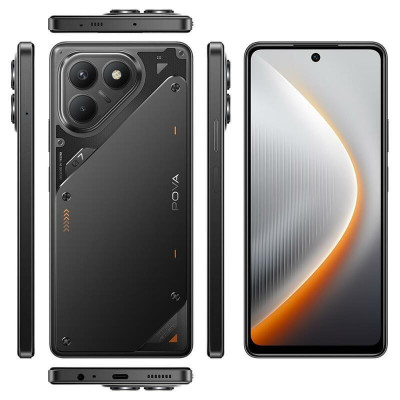 Смартфон Tecno Pova 7 Neo (LJ6) 8/128Gb Geek Black (4894947084249) UA UCRF