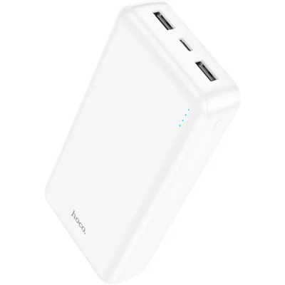 Power Bank Hoco J100A 20000mAh 2A USB/USB-C white LED