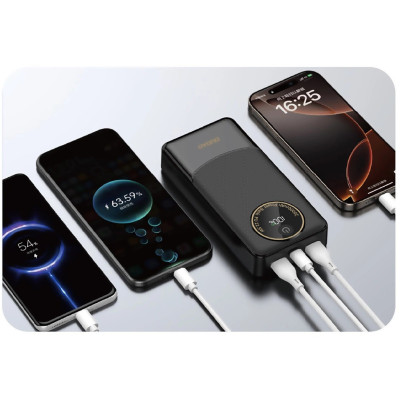 Power Bank Dudao K12Pro 20000mAh 22.5W PD LED Cluster Black UA