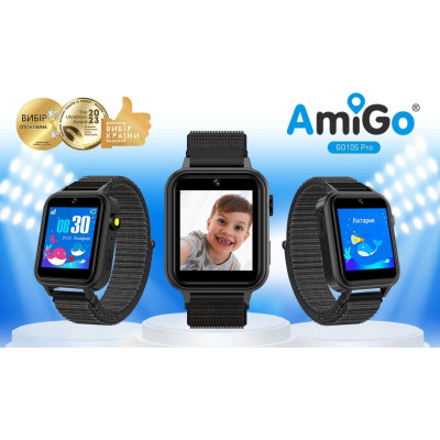 Smart Watch AmiGo GO10S Pro Wifi Black UA