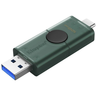 USB Flash 128GB 3.2 Kingston DT DuoG2 USB /Type C Green (DTDEG2/128GB)