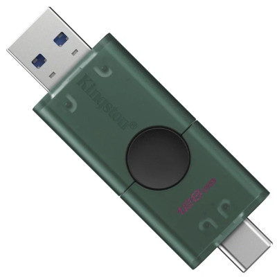 USB Flash 128GB 3.2 Kingston DT DuoG2 USB /Type C Green (DTDEG2/128GB)