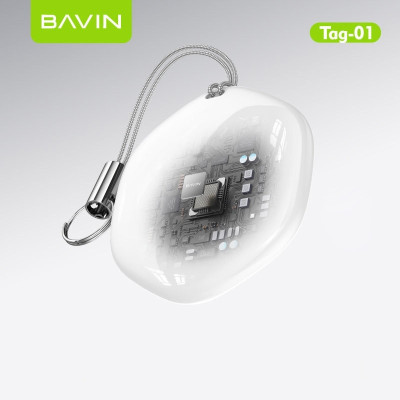 Пошуковий брелок Bavin Tag-01 white UA