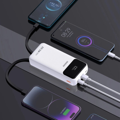 Power Bank Dudao K15Pro 20000mAh 22.5W White UA Power Bank Dudao K15Pro 20000mAh 22.5W White UA