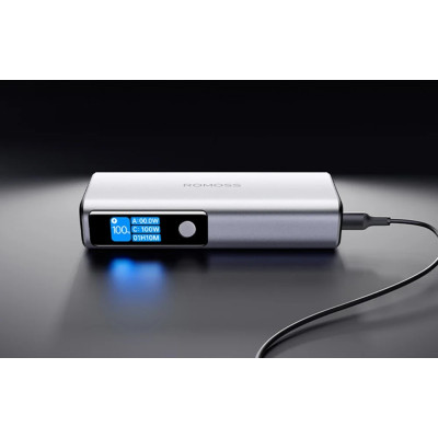 Power Bank Romoss PPU20 20000mAh 130W gray UA Power Bank Romoss PPU20 20000mAh 130W gray UA