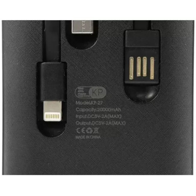 Power Bank King Power KP-27 20000mah 3.7V 4 in 1 black EU Power Bank King Power KP-27 20000mah 3.7V 4 in 1 black EU