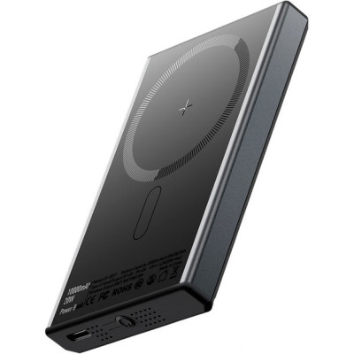 Power Bank Essager Shining Magnetic 10000mAh 20W black (EDY1W-SY0G-Z) UA