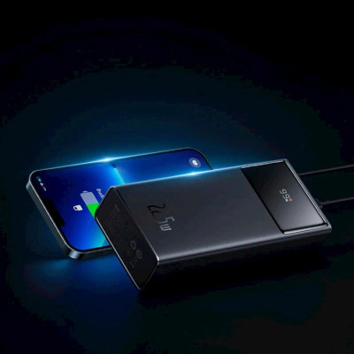 Power Bank Baseus Star-Lord Digital Display 30000mAh 22.5W (PPXJ060101) Black EU