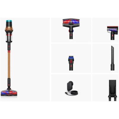 Вертикальний + ручний пилосос (2в1) Dyson V16 Piston Animal Matte Black/Copper (492963-01) EU