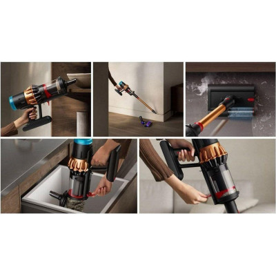 Вертикальний + ручний пилосос (2в1) Dyson V16 Piston Animal Submarine Matte Black/Copper (492969-01) EU