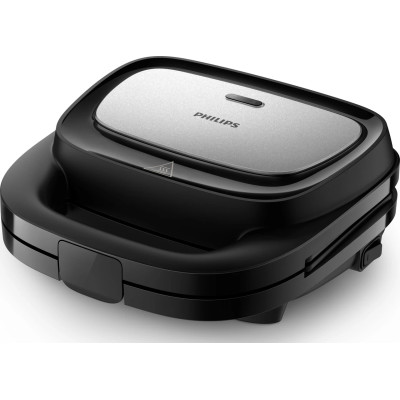 Мультимейкер (Бутербродниця-Вафельниця-Гриль) Philips HD2350/80 Black UA