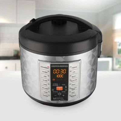 Мультиварка Redmond RMC-M26 Stainless steel/Black UA