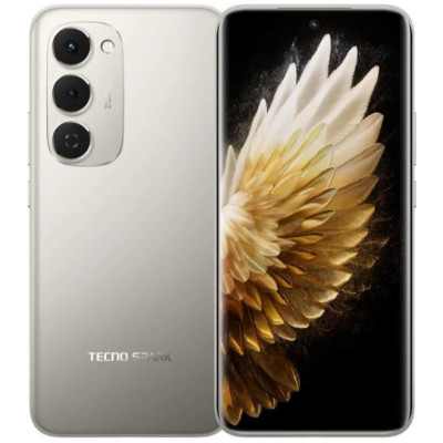 Смартфон Tecno Spark 40 Pro+ (KM7) 8/256Gb Moon Titanium (4894947096358) UA UCRF