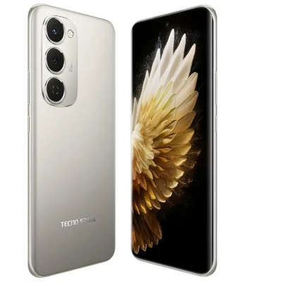 Смартфон Tecno Spark 40 Pro+ (KM7) 8/256Gb Moon Titanium (4894947096358) UA UCRF