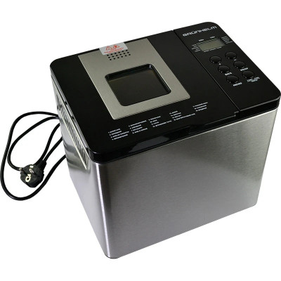 Хлібопічка Grunhelm GBM750 Stainless steel/black UA
