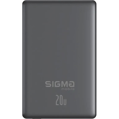 Power Bank Sigma X-power SI10A7QL-MAG 10000mAh 20W/15W Wireless gray UA