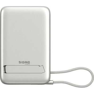 Power Bank Sigma X-power SI10A8QL-MAG 10000mAh 22.5W/15W Wireless silver UA