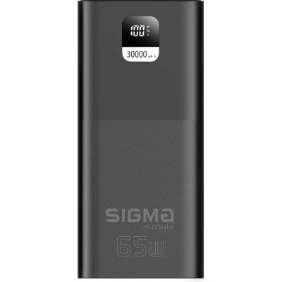 Power Bank Sigma X-power SI30A6QLX 30000mAh PD 65W black UA