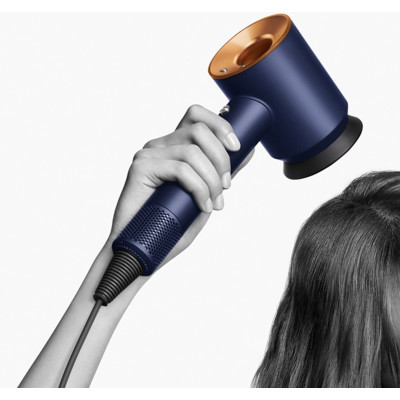 Фен Dyson HD07 Supersonic Straight+Wavy Prussian Blue/Rich Copper (113277-01) EU