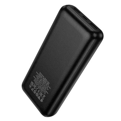 Power Bank Hoco J153A 20000mAh 2USB-A/USB-C black LED UA