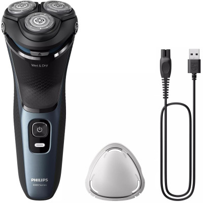 Електробритва Philips Shaver Series 3000 S3144/00 Blue UA