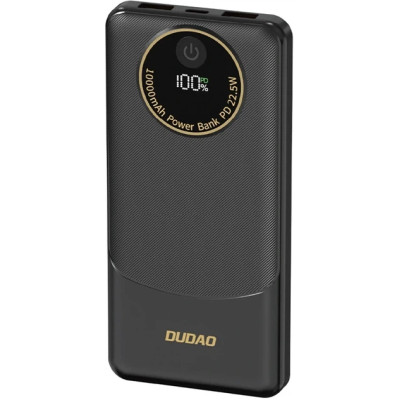Power Bank Dudao K12 10000mAh 22.5W PD+QC LED Black UA