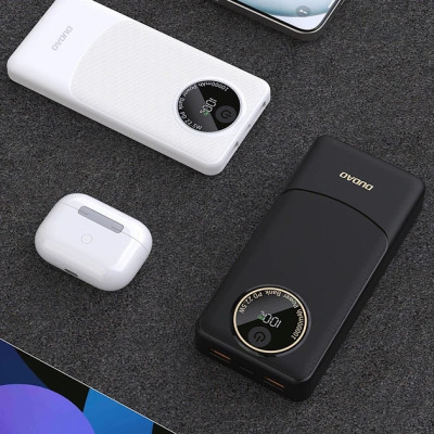 Power Bank Dudao K12 10000mAh 22.5W PD+QC LED Black UA Power Bank Dudao K12 10000mAh 22.5W PD+QC LED Black UA